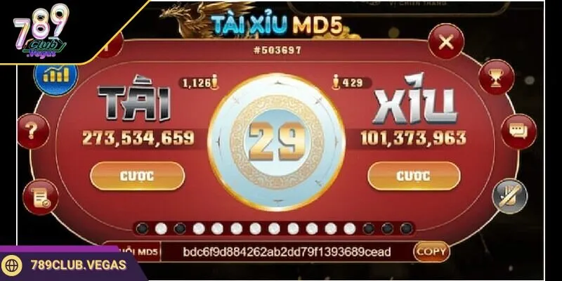 Tài Xỉu MD5 là phiên bản game cá cược công nghệ cao